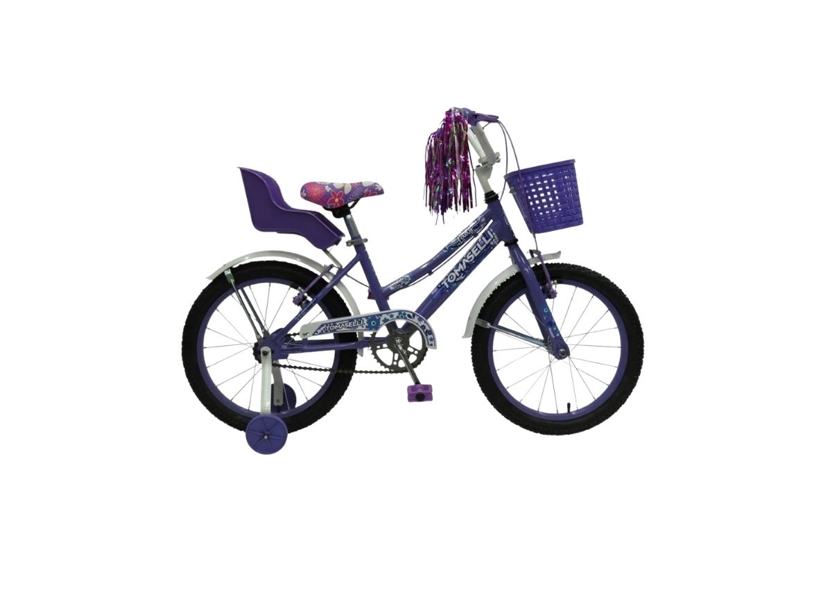 Bicicleta Lady R16 violeta/blanco