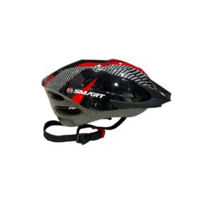 Casco MTB Smart rojo/blanco/negro cuadros