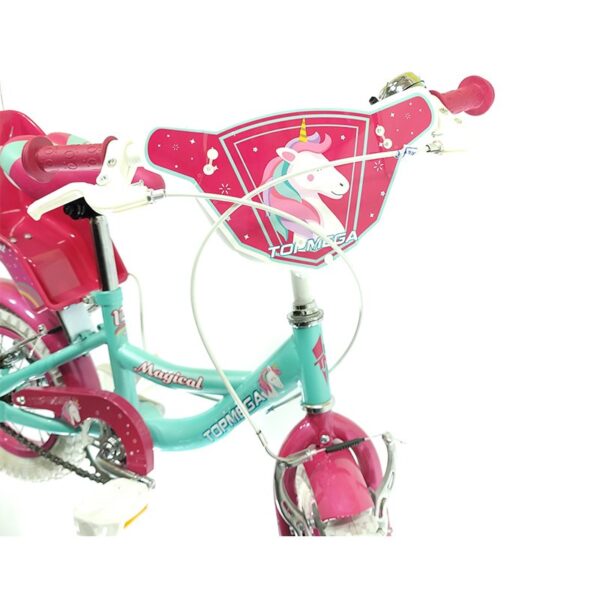 Bicicleta Topmega Magical R12 verde/rosa - Image 3